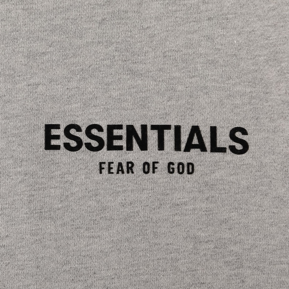 ESSENTIALS FEAR FOG GOD DARK OATMEAL PULLOVER HOODIE SIZE M - Picture 4 of 9